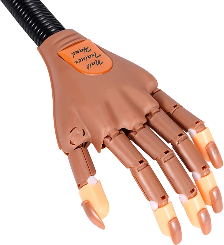 FactoryFast.com.au Home & Lifestyle Practice Hand Model For Nail Art Training And Display Manicure With False Nails