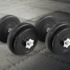 Randy & Travis Machinery 20KG Dumbbell Adjustable Weight Set Sports & Fitness