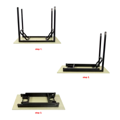 Randy & Travis Machinery Computer Desk Home Office Folding Desk Study Desk Wooden Bar Table Coffee Table