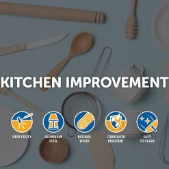 Randy & Travis Machinery 130cm Pizza Oven Peel Paddle Long Wood Handle Home & Lifestyle