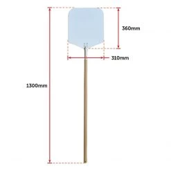Randy & Travis Machinery 130cm Pizza Oven Peel Paddle Long Wood Handle Home & Lifestyle
