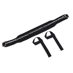 Randy & Travis Machinery Weight Lifting Belt Gym Back Pull Up Chain Dipping Dip Body Building Training Sports & Fitness