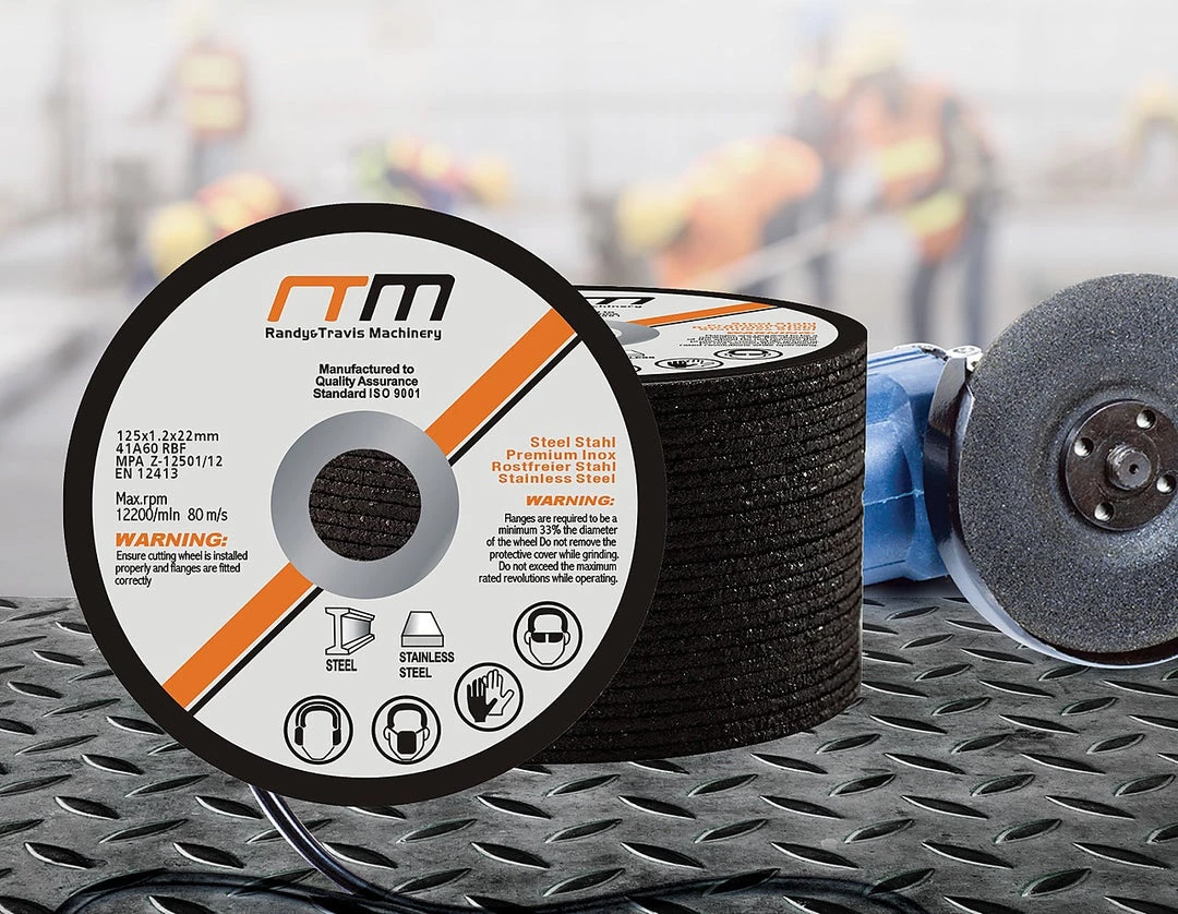 Randy & Travis Machinery 125mm 5" Cutting Disc Wheel For Angle Grinder X25