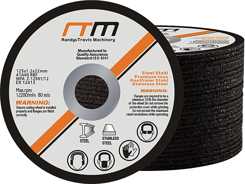 Randy & Travis Machinery 125mm 5" Cutting Disc Wheel For Angle Grinder X25