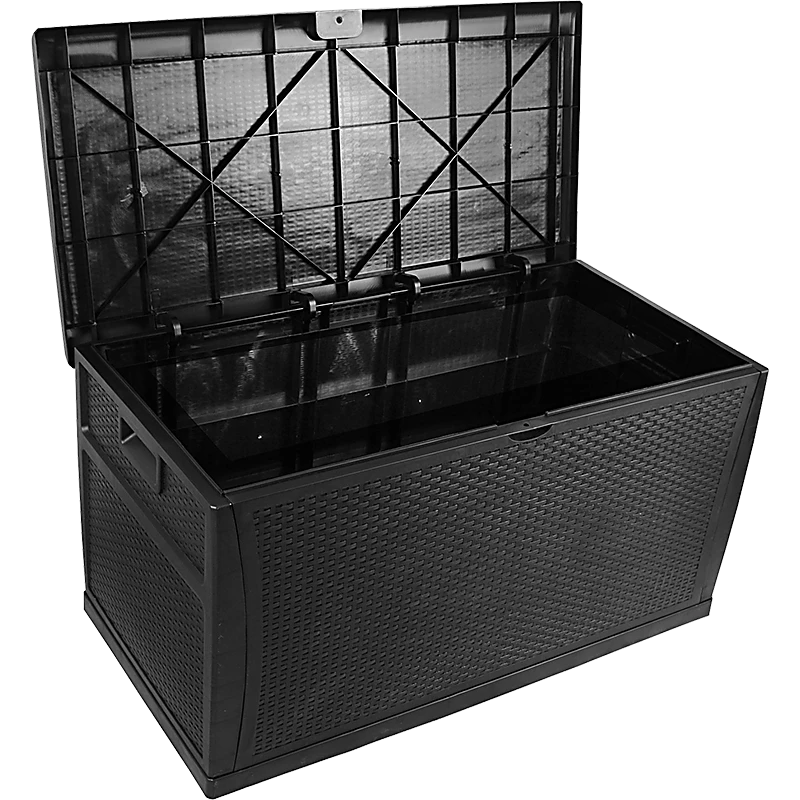 Randy & Travis Machinery Outdoor & Leisure Patio Deck Box Outdoor Storage Plastic Bench Box 450 Litre