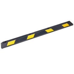 FactoryFast.com.au 180cm Heavy Duty Rubber Curb Parking Guide Wheel Driveway Stopper Reflective Yellow