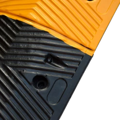 Randy & Travis Machinery Pair Of 1m Long 60T Load Rubber Speed Bump Hump Modular Speed Humps Road Hump