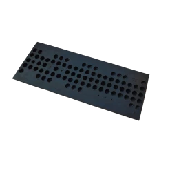 Randy & Travis Machinery Pair Of 1m Long 60T Load Rubber Speed Bump Hump Modular Speed Humps Road Hump