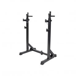 Randy & Travis Machinery Commercial Squat Rack Adjustable Pair Fitness Exercise Weight Lifting Gym Barbell Stand Sports & Fitness