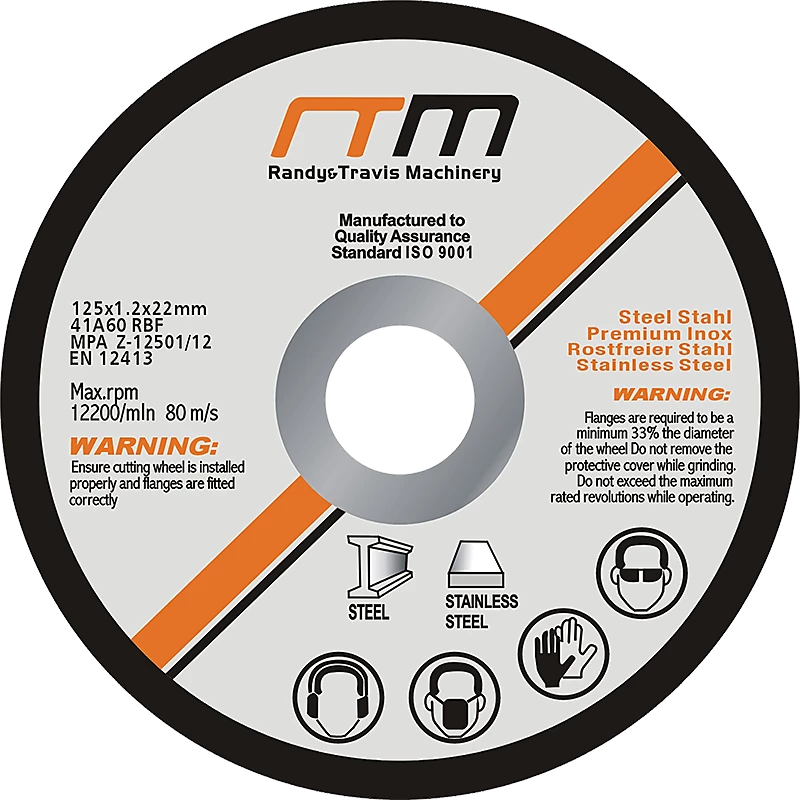 Randy & Travis Machinery Outdoor & Leisure 125mm 5" Cutting Disc Wheel For Angle Grinder X100