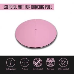 Randy & Travis Machinery 160cm Diameter Exercise Mat For Dancing Pole Sports & Fitness