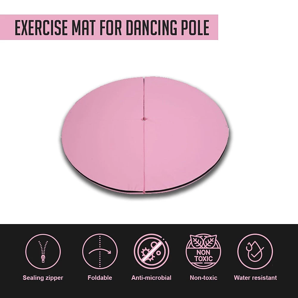 Randy & Travis Machinery 160cm Diameter Exercise Mat For Dancing Pole Sports & Fitness