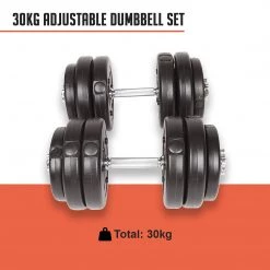 Randy & Travis Machinery 30KG Adjustable Dumbbell Set