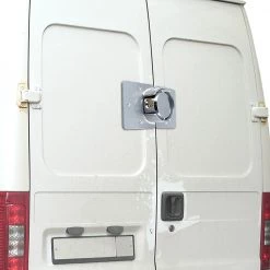 FactoryFast.com.au Van Door Lock With Brackets - Heavy Duty Security Vehicle Hasp Padlock Outdoor & Leisure