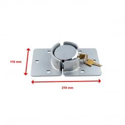 FactoryFast.com.au Van Door Lock With Brackets - Heavy Duty Security Vehicle Hasp Padlock Outdoor & Leisure