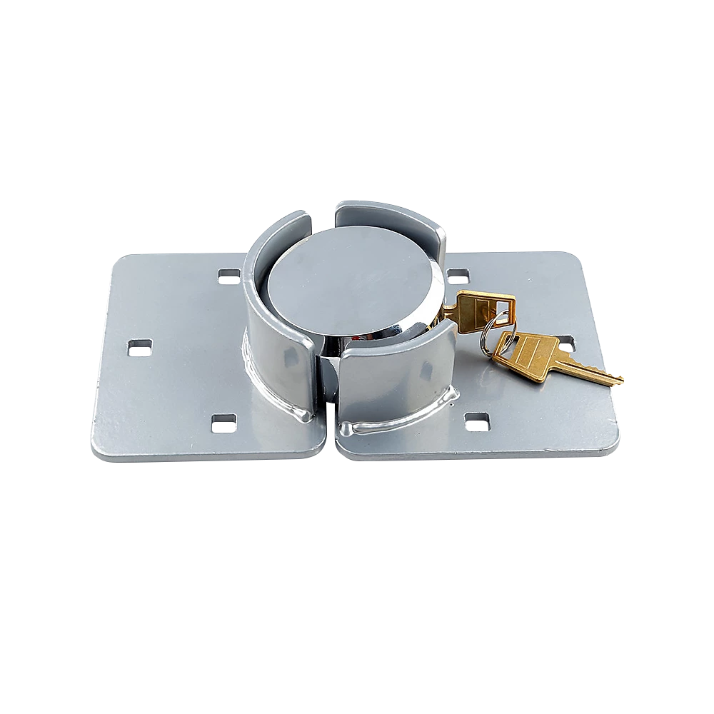 FactoryFast.com.au Van Door Lock With Brackets - Heavy Duty Security Vehicle Hasp Padlock Outdoor & Leisure