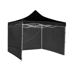 Randy & Travis Machinery 3x3m Popup Gazebo Party Tent Marquee Black