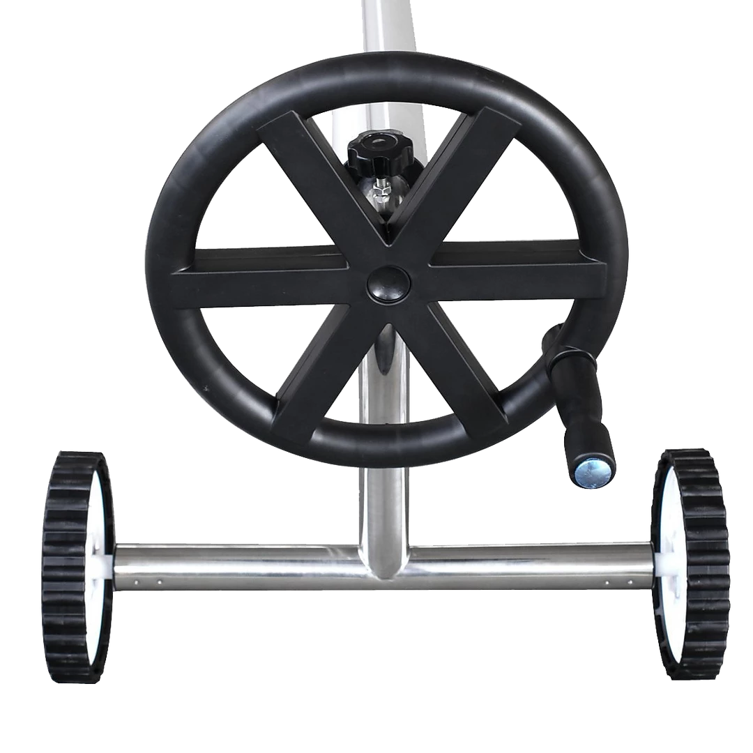 Bariloche Outdoor & Leisure Solar Adjustable Swimming Pool Blanket Cover Roller With Wheels