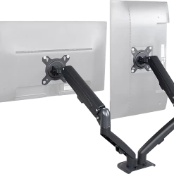 Randy & Travis Machinery Furniture Dual Screen Gas-strut Monitor Stand Mount Desktop Bracket For LED/LC