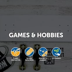 Randy & Travis Machinery 7 Layers Skateboard Deck Natural Wood Maple Double Concave Blank Skate Board DIY