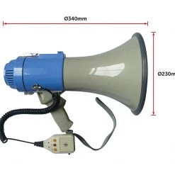 Brienz 25W Megaphone PA System Loud Speaker Voice Recorder
