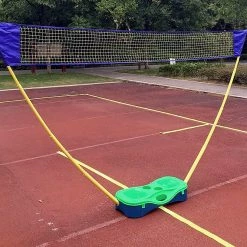 Randy & Travis Machinery Folding Portable Badminton Combo Set Volleyball Net Outdoor Sports