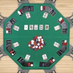 Randy & Travis Machinery 48" Folding Poker & Blackjack Table