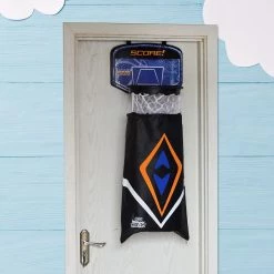Randy & Travis Machinery Home & Lifestyle Hamper Basketball Laundry Hoop Hanging Clothes Basket Storage Kids Fun Door Bag