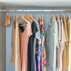 Randy & Travis Machinery Home & Lifestyle 120pc Wooden Clothes Hangers Coat Pant Suit Coathangers Rack Wardrobe Wood