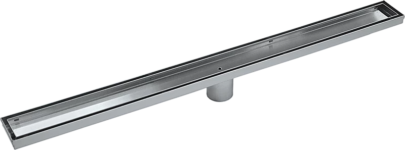 Della Francesca 800mm Tile Insert Stainless Steel Grate Drain W/Centre Outlet Floor Waste DIY & Renovation