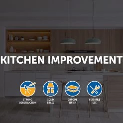 Della Francesca DIY & Renovation Basin Mixer Tap Faucet -Kitchen Laundry Bathroom Sink