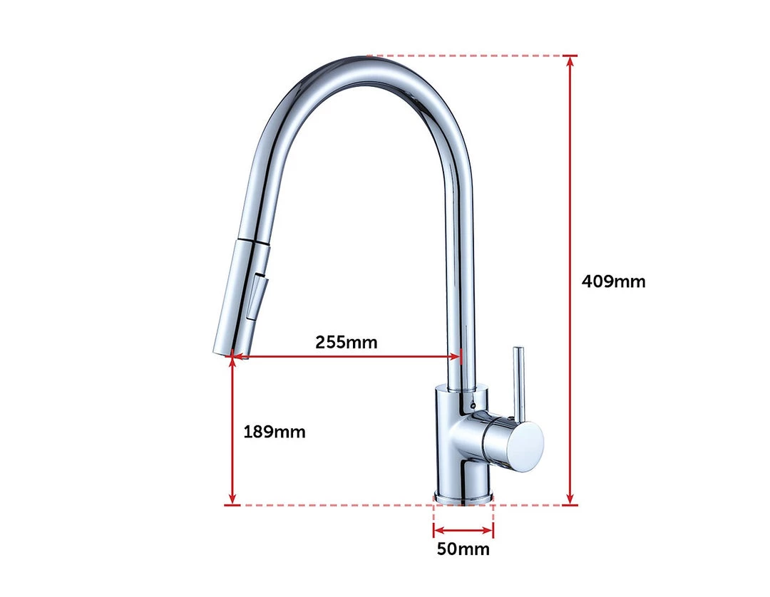 Della Francesca DIY & Renovation Basin Mixer Tap Faucet -Kitchen Laundry Bathroom Sink