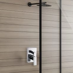 Della Francesca Chrome Bathroom Shower Wall Mixer Diverter W/ WaterMark DIY & Renovation