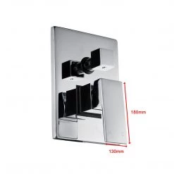 Della Francesca Chrome Bathroom Shower Wall Mixer Diverter W/ WaterMark DIY & Renovation