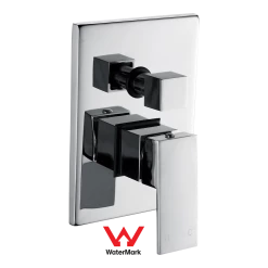 Della Francesca Chrome Bathroom Shower Wall Mixer Diverter W/ WaterMark DIY & Renovation