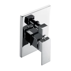 Della Francesca Chrome Bathroom Shower Wall Mixer Diverter W/ WaterMark DIY & Renovation