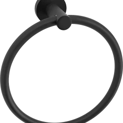 Della Francesca Classic Towel Bar Rail Ring Electroplated Matte Black Finish DIY & Renovation