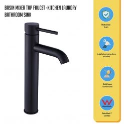 Della Francesca DIY & Renovation Basin Mixer Tap Faucet -Kitchen Laundry Bathroom Sink