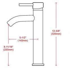 Della Francesca DIY & Renovation Basin Mixer Tap Faucet -Kitchen Laundry Bathroom Sink