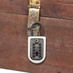 Randy & Travis Machinery Portable Padlock Safe Key Box Lock DIY & Renovation