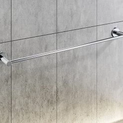 Della Francesca Classic Chrome Towel Bar Rail Bathroom