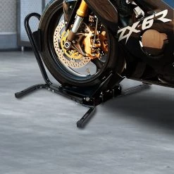 Randy & Travis Machinery Outdoor & Leisure Motorcycle Motorbike Road 17"-21" Front Wheel Support Chock Transport Stand