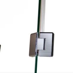 900 X 900mm Frameless 10mm Glass Shower Screen By Della Francesca Nickel Hinges/Brackets And Round Handle DIY & Renovation