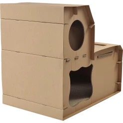 Randy & Travis Machinery Home & Lifestyle Cat Cardboard House Tree Tower Condo Scratcher Pet Post Pad Mat Furniture