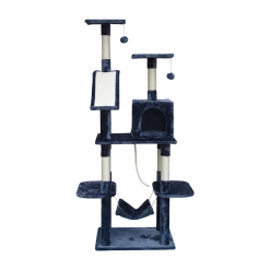 Randy & Travis Machinery 171cm Cat Tree Trees Scratching Post Scratcher Tower Condo House - Grey