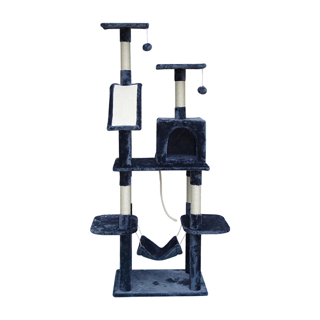 Randy & Travis Machinery 171cm Cat Tree Trees Scratching Post Scratcher Tower Condo House - Grey