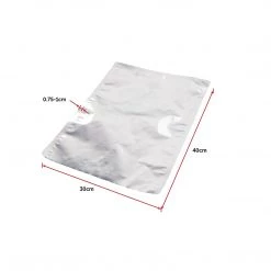 Randy & Travis Machinery 100x Food Vacuum Bags Pouch Foil Aluminum Storage Bags Heat Seal 30x40cm