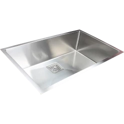 Brienz 810x505mm Handmade 1.5mm Stainless Steel Sink With Square Waste