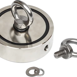 FactoryFast.com.au Games & Hobbies 700Kg Salvage Strong Recovery Magnet Neodymium Hook Treasure Hunting Fishing