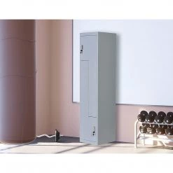 Salvatore Angelotti Two-Door L-shaped Office Gym Shed Storage Lockers